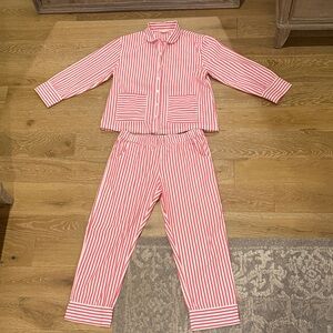 LAKE Striped Red and White Women’s  Pajamas